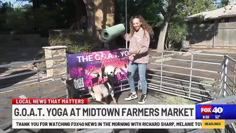 G.O.A.T. Yoga this weekend at Midtown Farmers Market