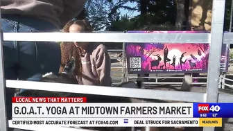 G.O.A.T. Yoga this weekend at Midtown Farmers Market