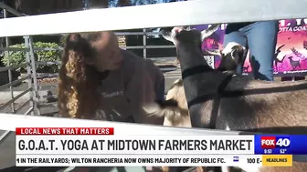 G.O.A.T. Yoga this weekend at Midtown Farmers Market