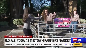 G.O.A.T. Yoga this weekend at Midtown Farmers Market