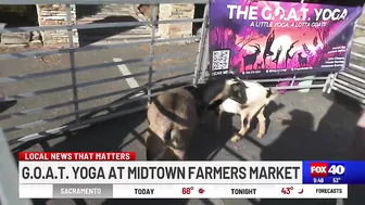 G.O.A.T. Yoga this weekend at Midtown Farmers Market