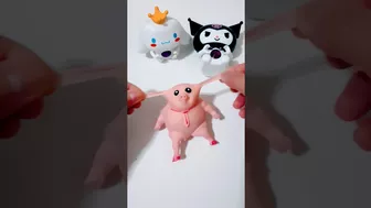 stretching pig ???? ???? #funny #stretching #fidget #popular #shortsviral