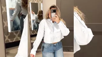 [4K] TRANSPARENT Amazon Outfit TRY ON Haul with MIRROR VIEW | Transparent Clothes | lingerie