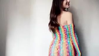 4K TRY ON HAUL TODAY TRANSPARENT NEW SEE THROUGH EVERYTHING TRENDY DRESS