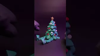 3D PRINTED CHRISTMAS TREE WITH FLEXIBLE LEGS????