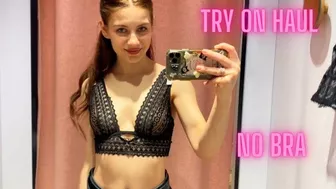 See Through Try On Haul Transparent Lingerie and Clothes Try On Haul No Bra