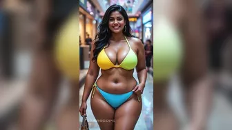 Confident & Bold Indian Plus-Size Woman Rocks Stunning Bikinis!