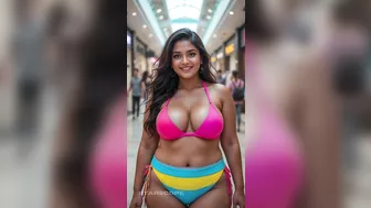 Confident & Bold Indian Plus-Size Woman Rocks Stunning Bikinis!