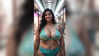 Confident & Bold Indian Plus-Size Woman Rocks Stunning Bikinis!