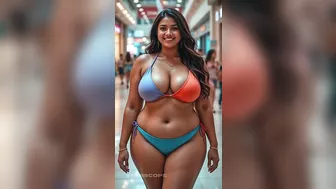 Confident & Bold Indian Plus-Size Woman Rocks Stunning Bikinis!