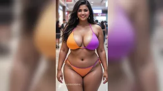 Confident & Bold Indian Plus-Size Woman Rocks Stunning Bikinis!