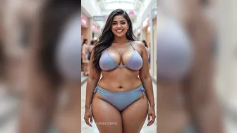 Confident & Bold Indian Plus-Size Woman Rocks Stunning Bikinis!