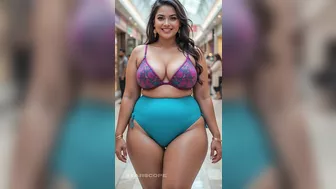 Confident & Bold Indian Plus-Size Woman Rocks Stunning Bikinis!