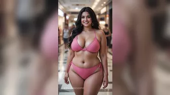 Confident & Bold Indian Plus-Size Woman Rocks Stunning Bikinis!