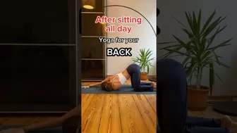 Business Yoga for the back #backyoga #relaxyoga #yogastretch #yogatwist #buisnessyoga #antistress