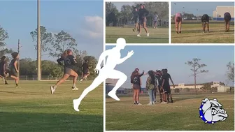 Running Hard & Stretching | DeSoto Track & Field Conditioning | (1-13-25) #trackandfield #athletics