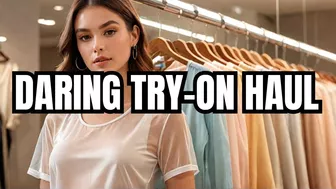 Feeling glamorous in 4K: Try on haul of the trendiest transparent lingerie pieces