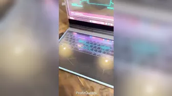 Transparent laptop by Lenovo